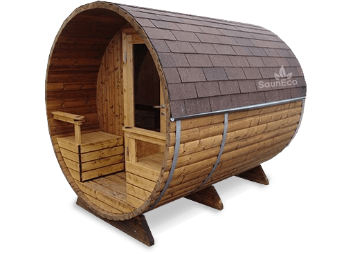 Barrel Sauna T27ET from Sauneco