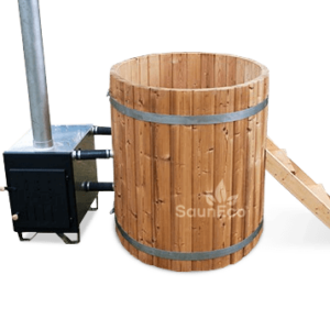 Small thermowood hot tub from Sauneco