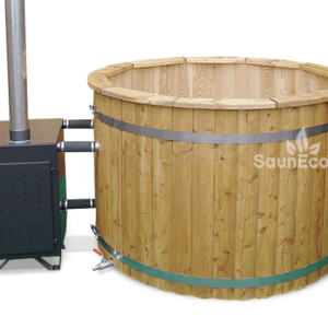 Wooden Hot Tub Bath Barrel from Sauneco