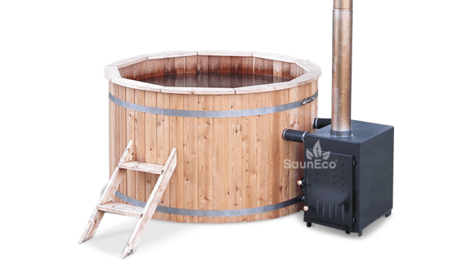 Wooden Hot Tub from Sauneco